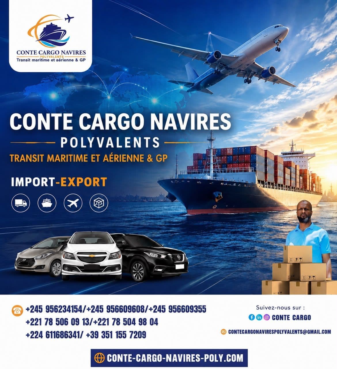 CONTE CARGO NAVIRES POLYVALENTS