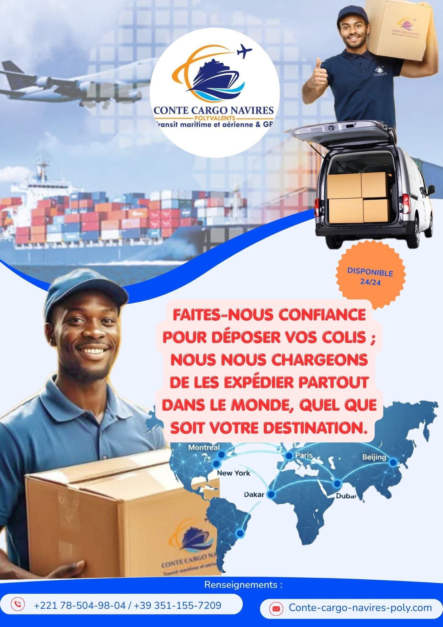 CONTE CARGO NAVIRES POLYVALENTS